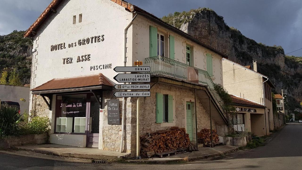 Hotel Le Refuge Du Cele Cabrerets Exterior foto